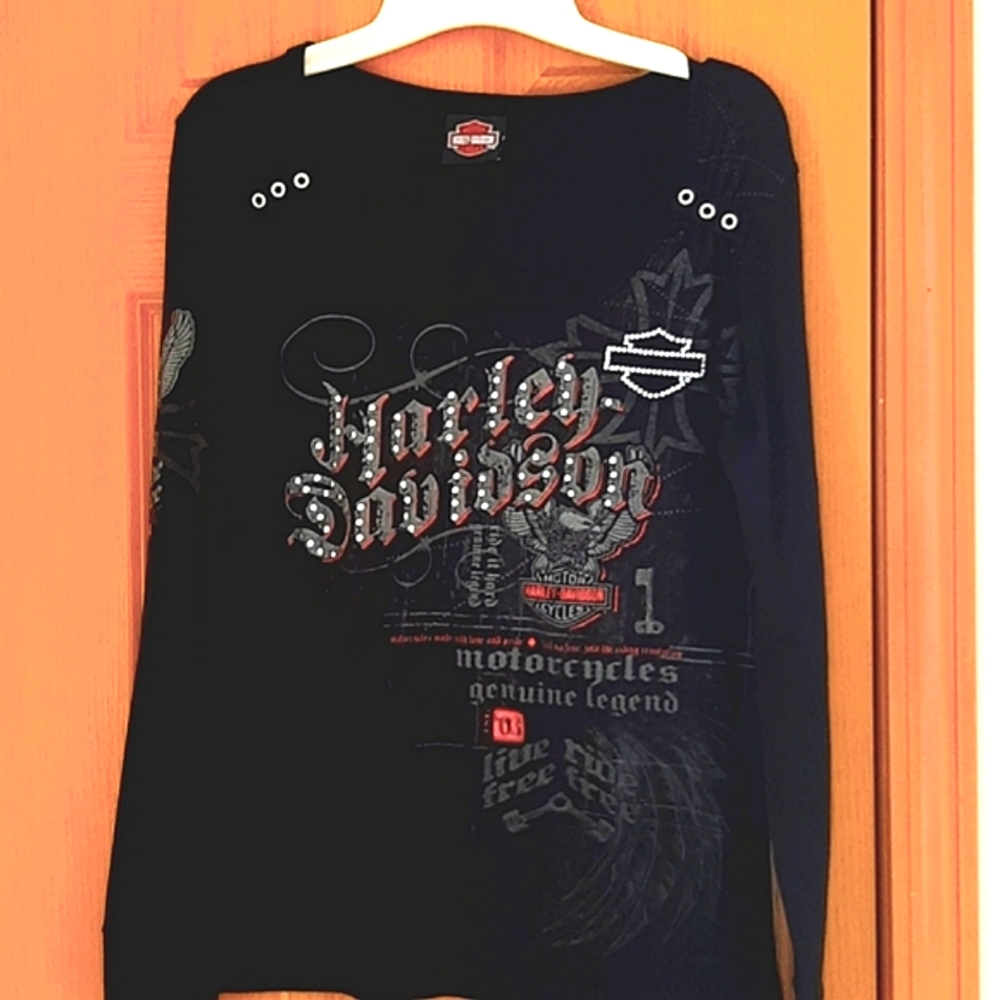 Sz L  long sleeve  Harley-Davisdon shirt